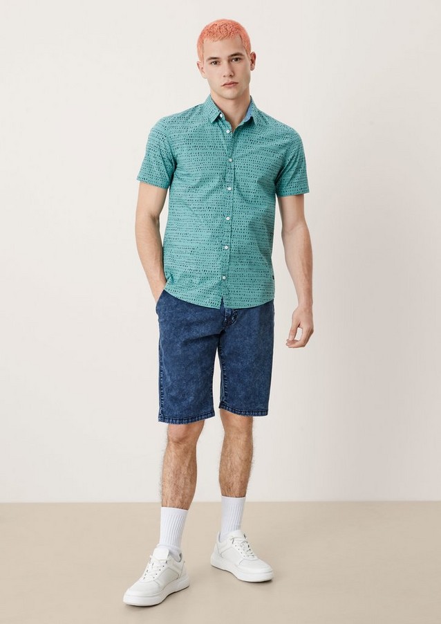 Hommes Chemises | Extra Slim : chemise à motif all-over - VW97245