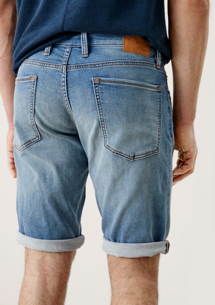 Hommes Shorts & Bermudas | Regular : bermuda en jean à effet délavé - HY17665