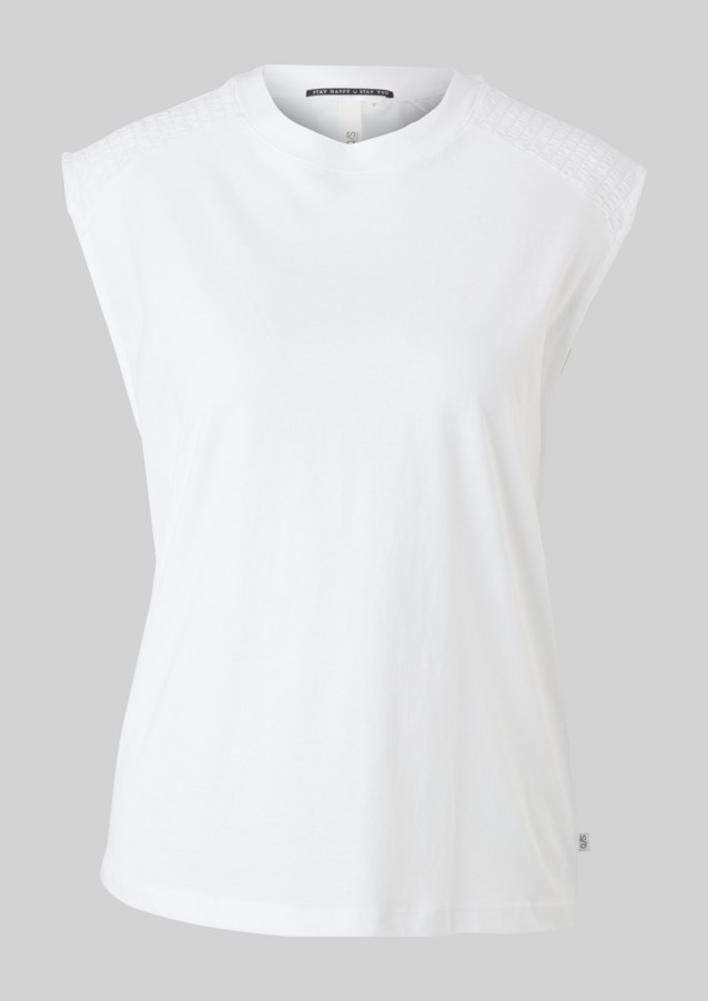 Femmes Shirts & tops | T-shirt animé d’un empiècement smocké - GQ78247