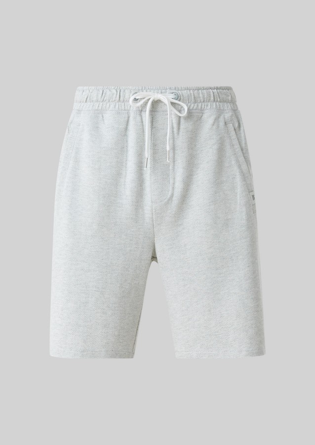 Hommes Shorts & Bermudas | Regular : pantalon de jogging à motif chevrons - UG44384