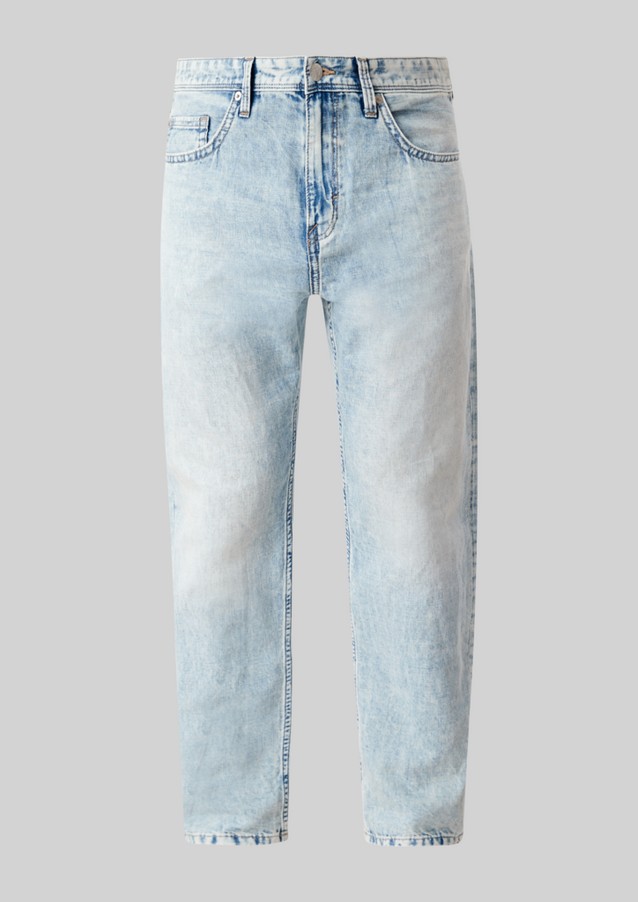 Herren Jeans | Relaxed: Jeans mit Leinen - PX31835