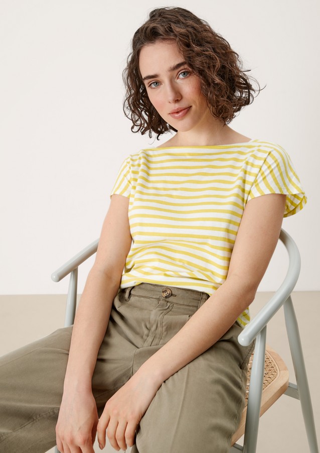Women Shirts & tops | Top with a stripe pattern - DI27602