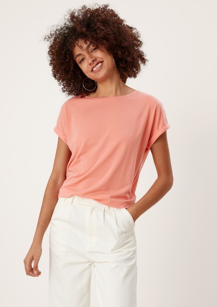 Femmes Shirts & tops | T-shirt en lyocell mélangé - SF22094