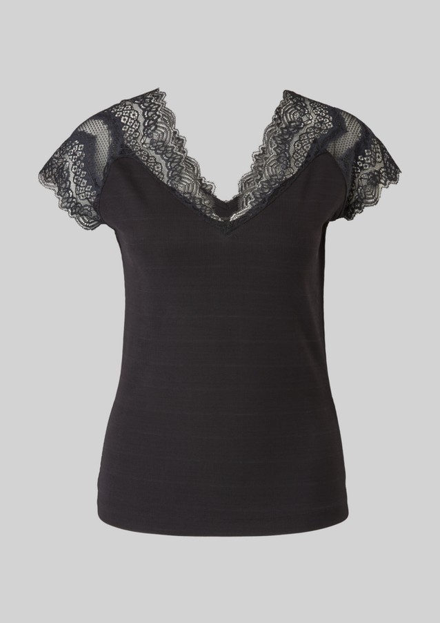 Femmes Shirts & tops | Top en viscose stretch - KS37746