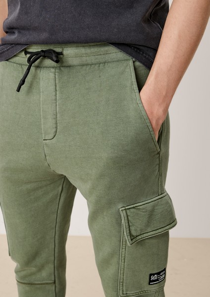 Men Trousers | Slim: tracksuit bottoms in a cargo design - KL20834