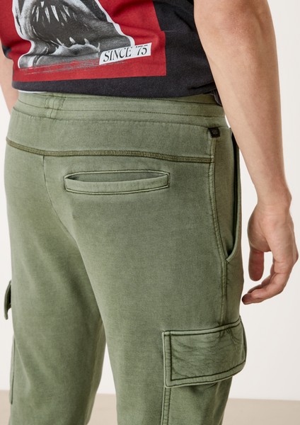 Men Trousers | Slim: tracksuit bottoms in a cargo design - KL20834