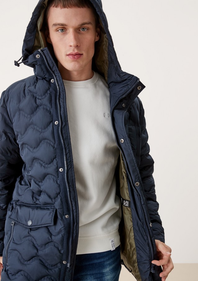 Men Jackets & coats | Quilted coat with a hood - DT61730