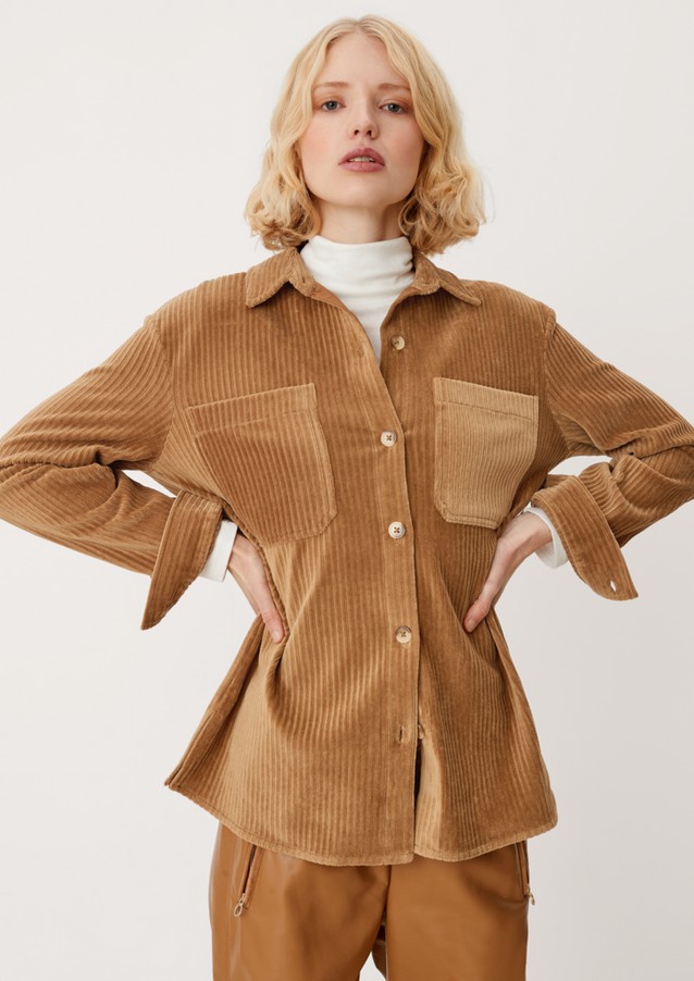 Damen Jacken | Overshirt aus Cord - UC26121