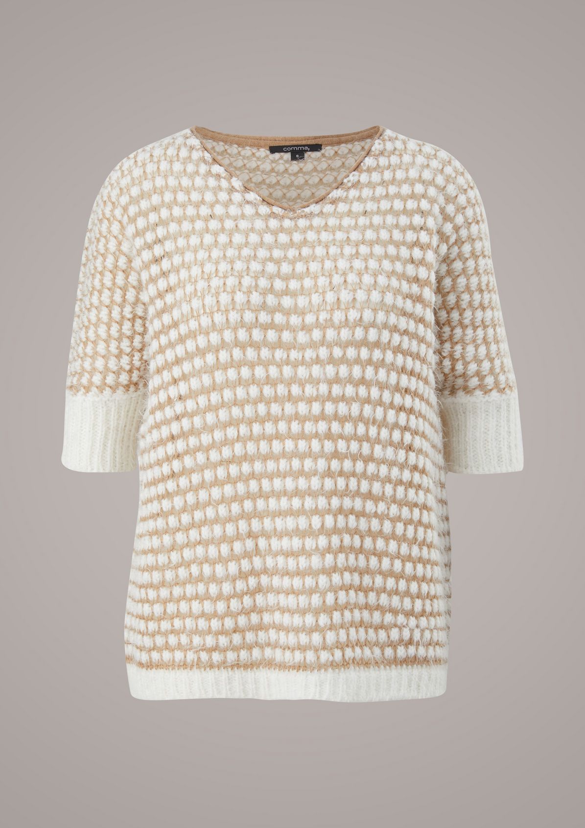 Jumper with an openwork pattern from comma