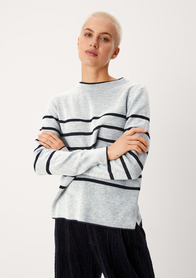 Women Jumpers & sweatshirts | Jumper with a stripe pattern - GY56930
