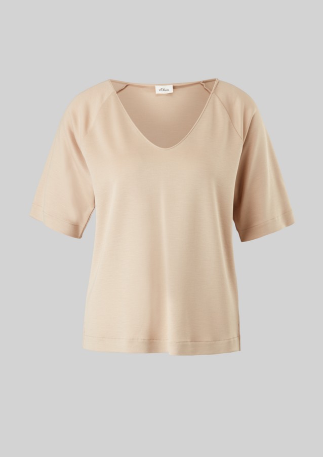 Damen Shirts & Tops | Interlock-Sweatshirt mit Lyocell - AW47072