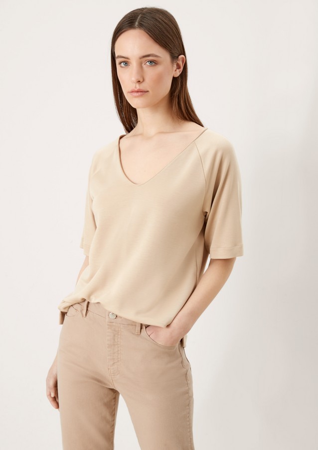 Women Shirts & tops | Interlock sweatshirt with lyocell - HD61085