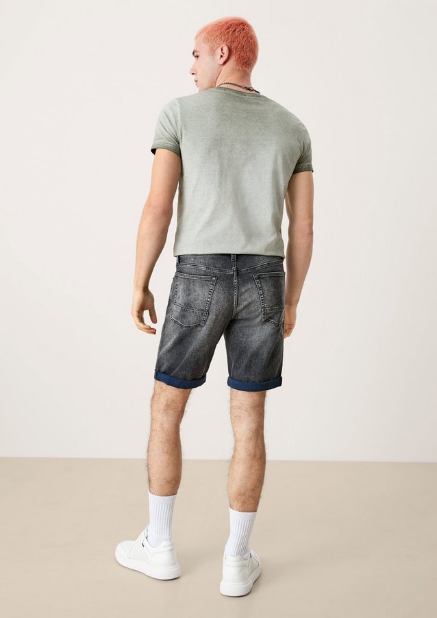 Hommes Shorts & Bermudas | Regular : short en jean de couleur contrastante - VX97287