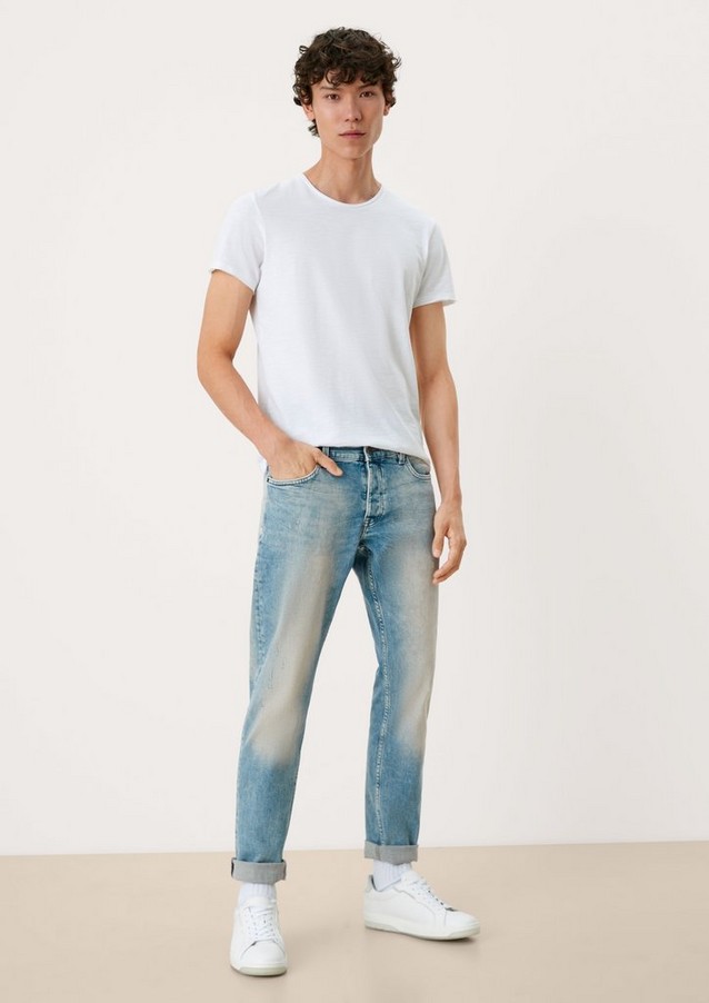 Herren Jeans | Slim: Jeans mit Waschung - FG53532