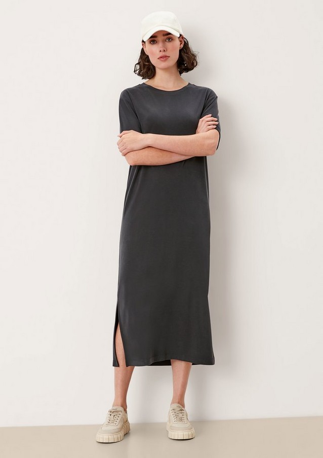 Women Dresses | T-shirt dress with side slits - MI17127