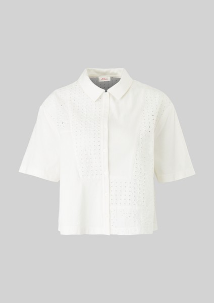 Damen Shirts & Tops | Blusenshirt mit Broderie Anglaise - HG49731