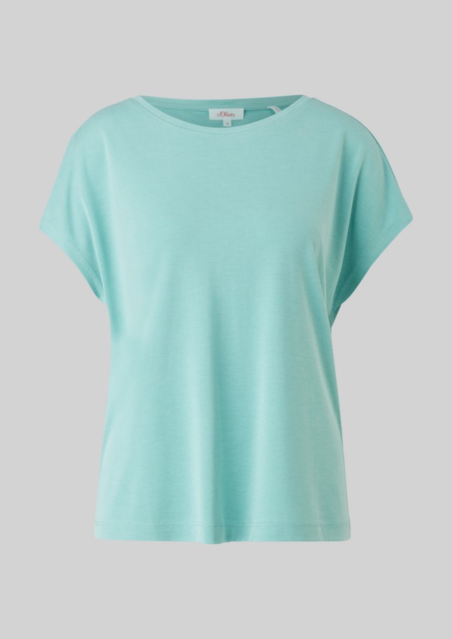 Femmes Shirts & tops | T-shirt en jersey de modal mélangé - ET83728