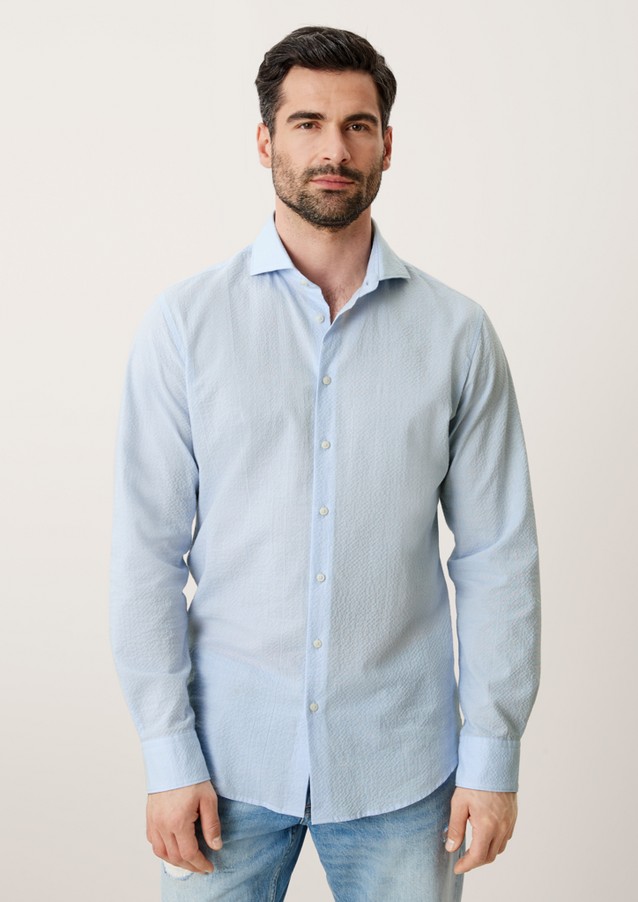 Hommes Chemises | Tailored : chemise à col requin - SJ02169