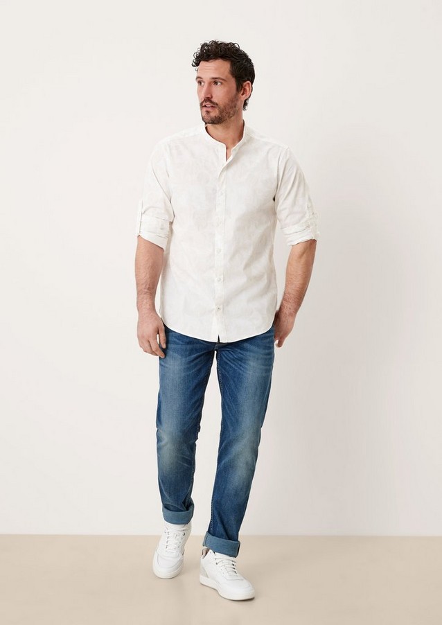 Hommes Chemises | chemise à imprimé feuilles - VX11312