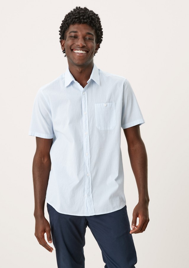Hommes Chemises | Regular : chemise à manches courtes à rayures - HJ71077