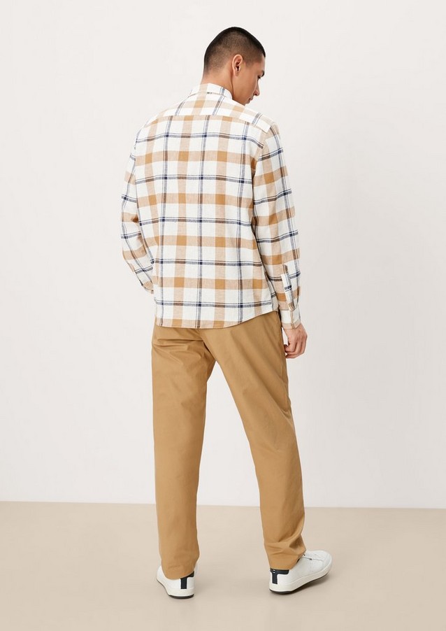 Hommes Chemises | Regular : chemise légère à carreaux - WZ69287