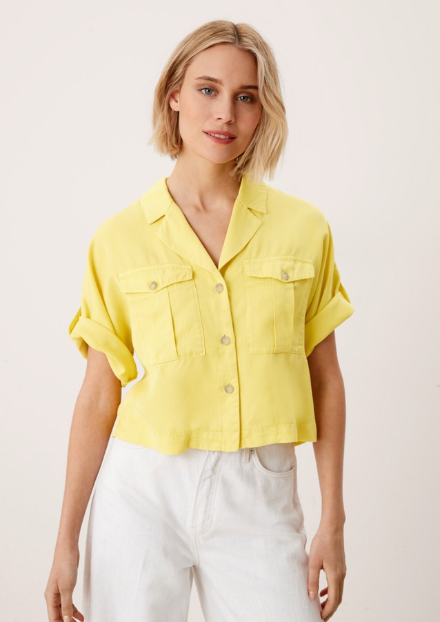 Damen Blusen | Blusenshirt aus Lyocell - ZK25630