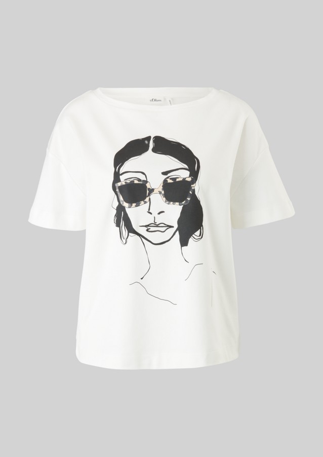 Damen Oberteile | T-Shirt mit Artwork - JG00531
