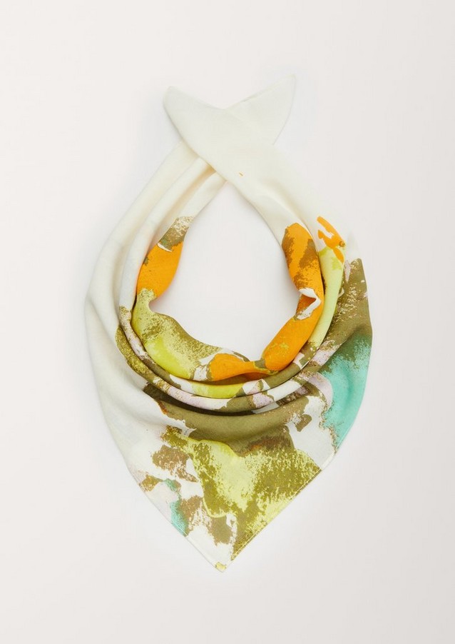 Women Scarves | Scarf with a floral print - MS49039