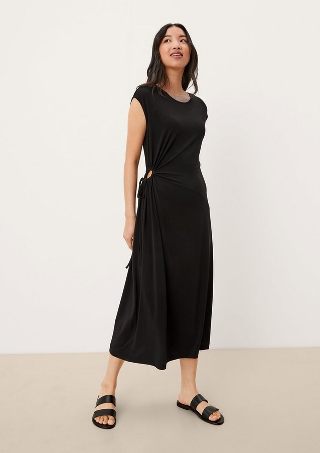 Women Dresses | Jersey dress with a cut-out - XM58405