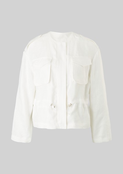 Women Jackets | Linen jacket - QC76946