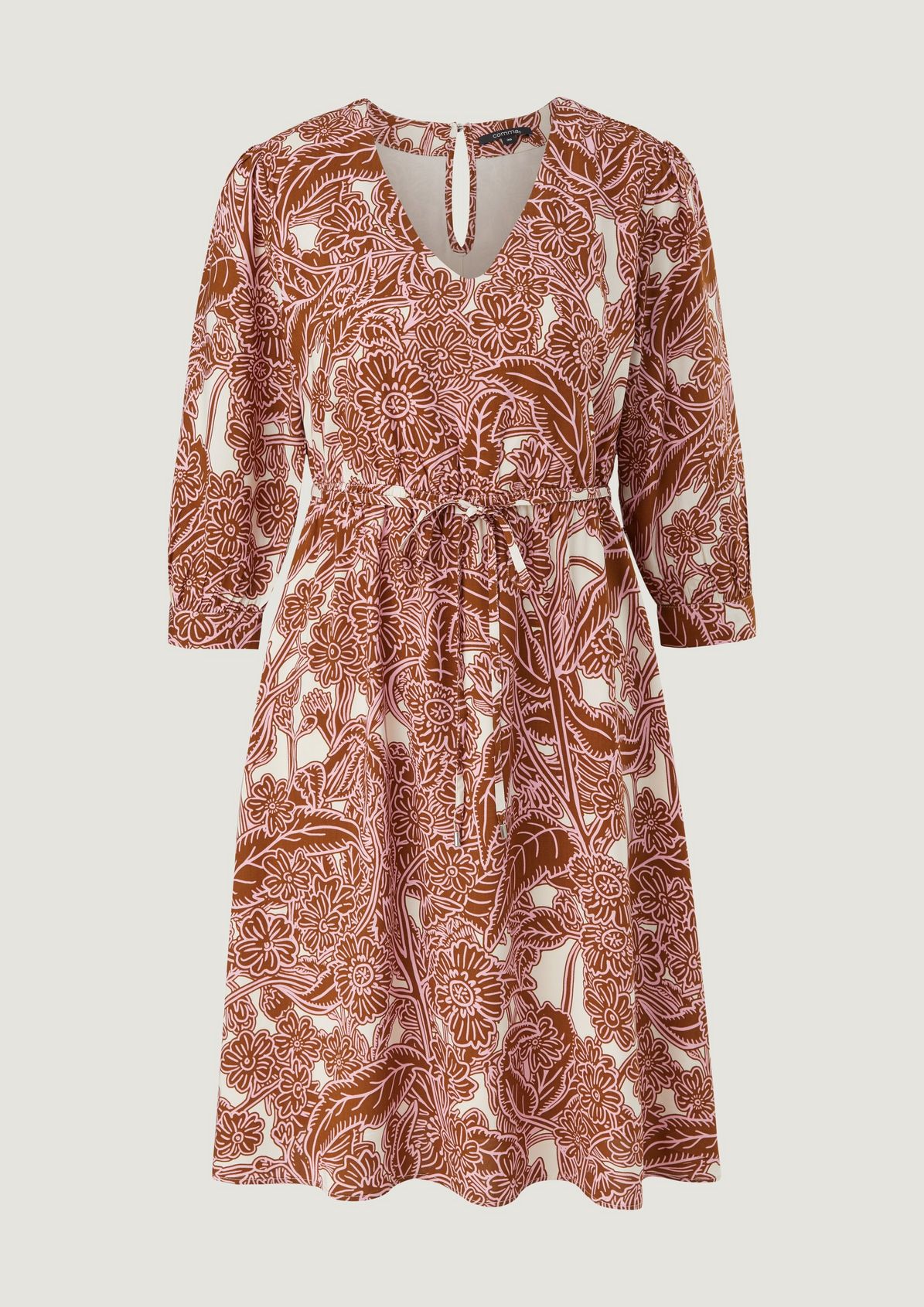 Dress with an all-over print from comma