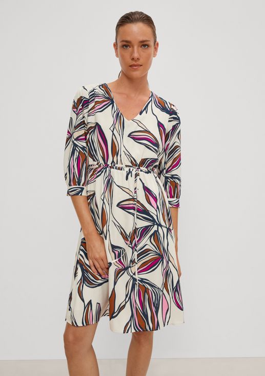 Kleid mit Allover-Print 