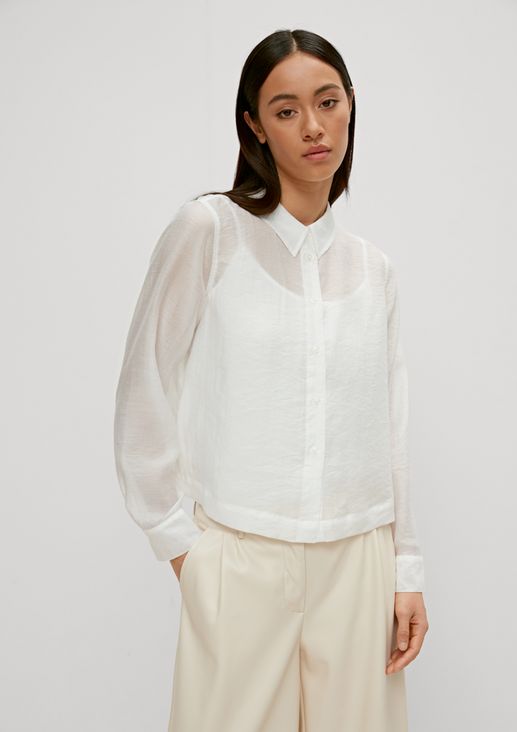 Crinkle look blouse from comma