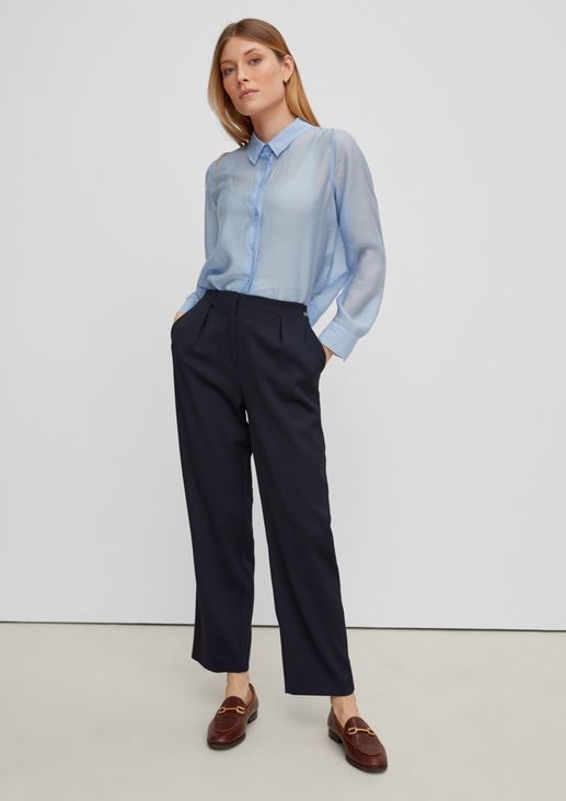 Regular fit: cloth trousers with an elasticated waistband from comma