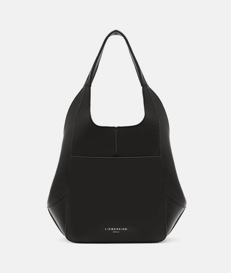 Leather bag with a distinctive shape from liebeskind