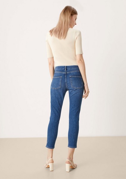 Femmes Jeans | Skinny : jean délavé de longueur 7/8 - JS61815