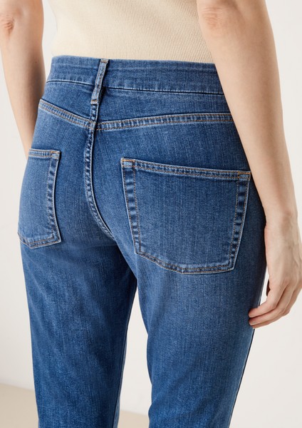 Femmes Jeans | Skinny : jean délavé de longueur 7/8 - JS61815