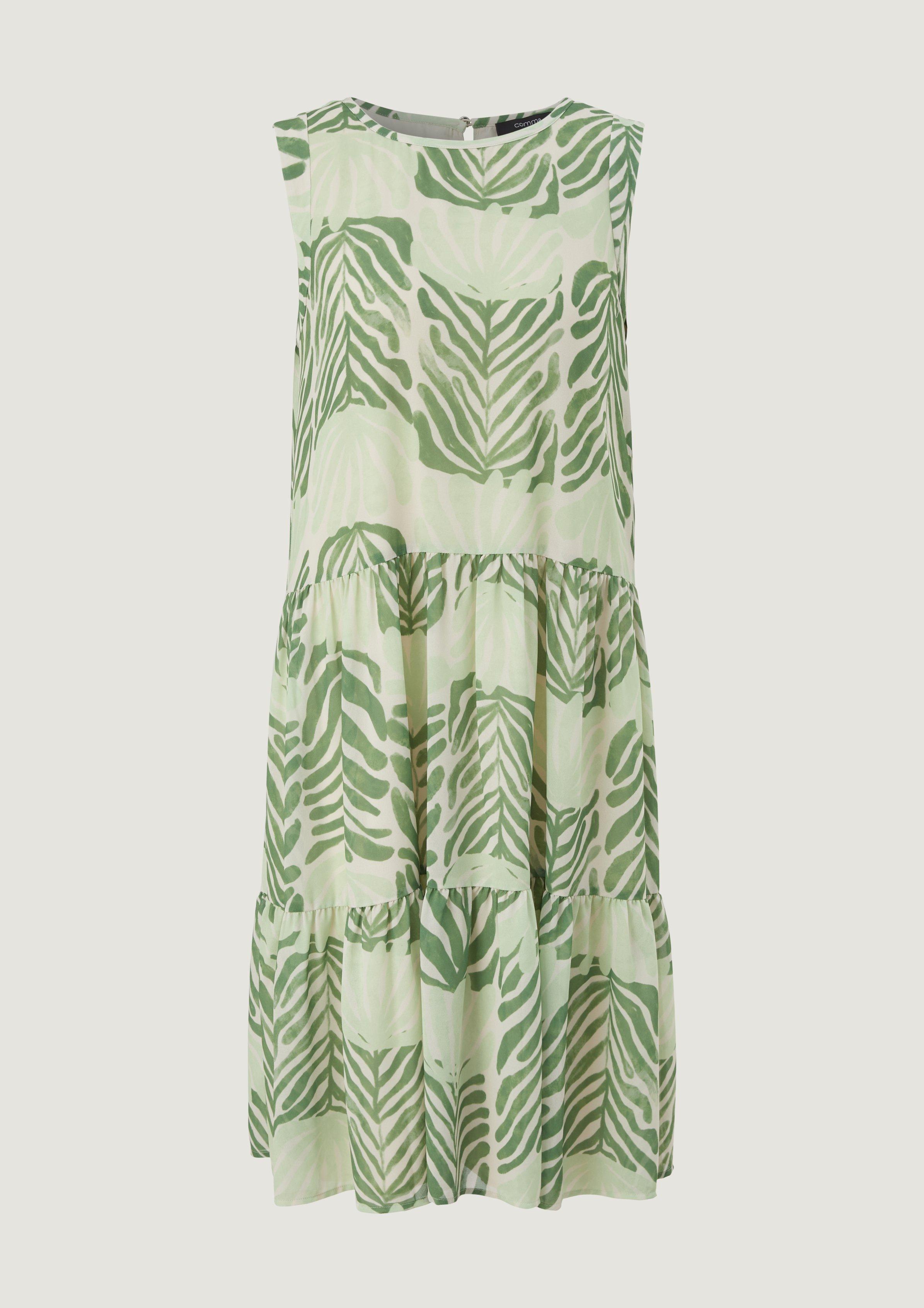 Robe à volants en mousseline de Comma