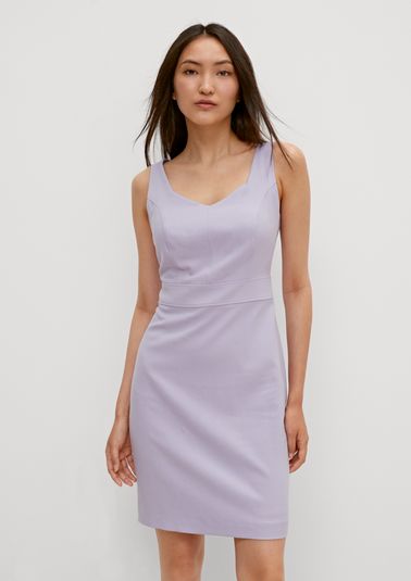Sheath dress with a V-neckline from comma