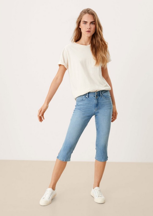 Damen Jeans | Regular: Capri-Jeans - YX61264