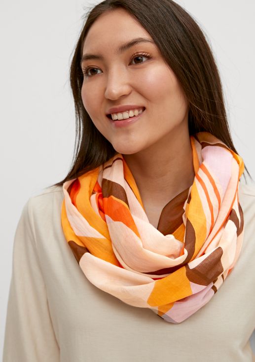 Snood with an all-over pattern from comma