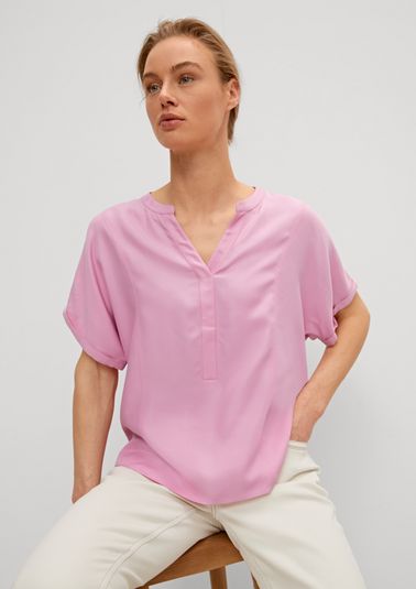 Blouse in a blend of lyocell and viscose from comma