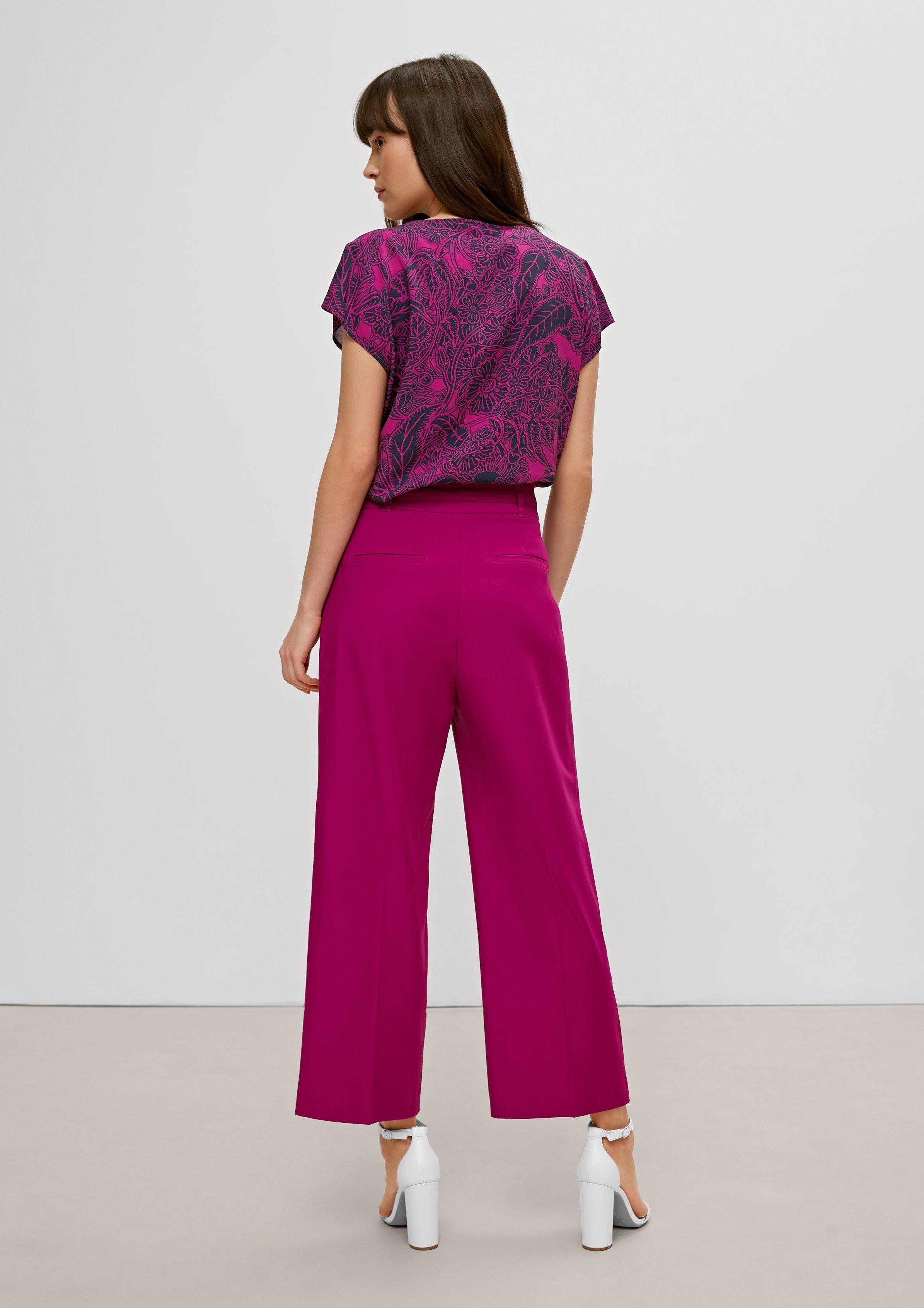 Blouse top with cap sleeves from comma