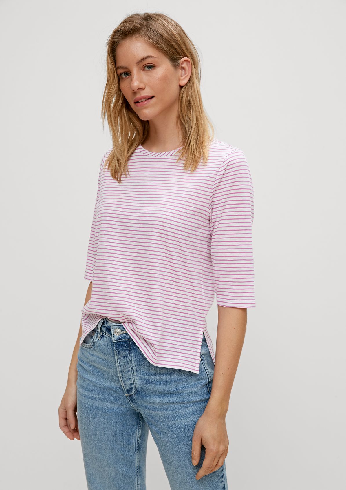 Striped cotton top from comma