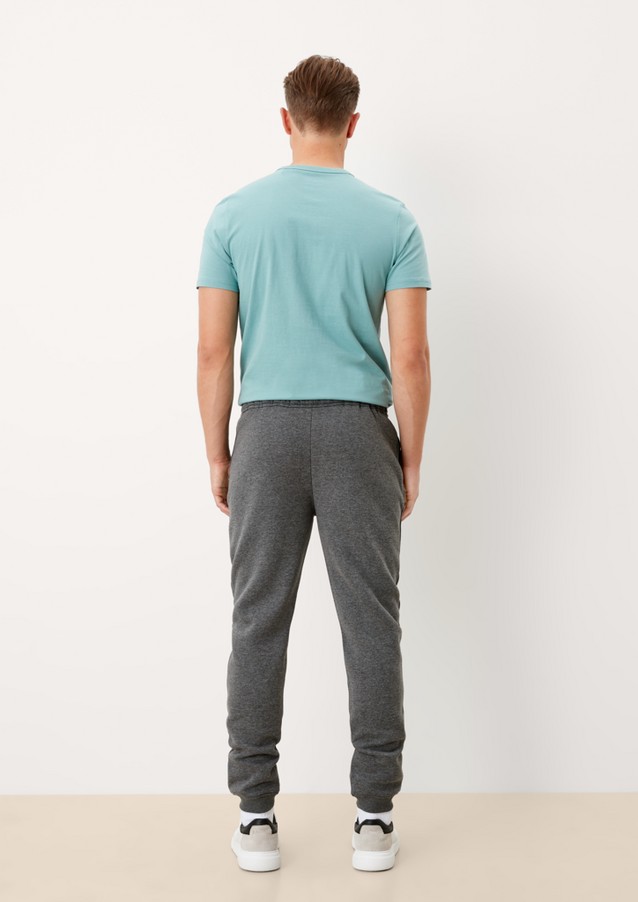 Men Trousers | Regular fit: tracksuit bottoms made of sweatshirt fabric - EY71290