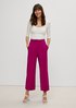 Regular: 7/8-length trousers in stretch viscose from comma