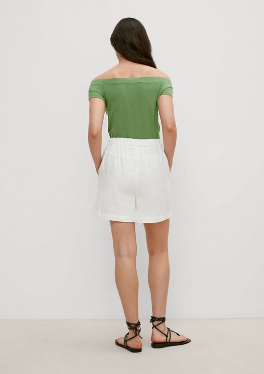 Off-the-shoulder top made of jersey from comma