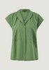 Blouse with lapel collar from comma
