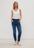 Slim: 7/8-Jeans mit High Waist 