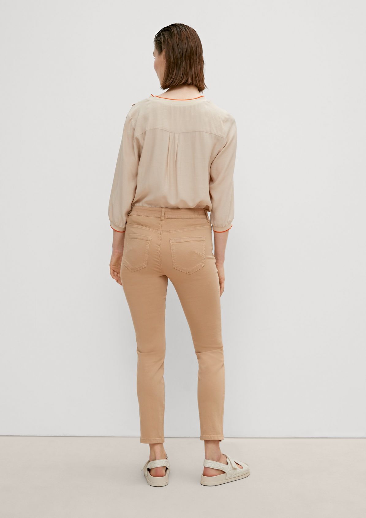 Skinny: Pantalon en lyocell mélangé de Comma